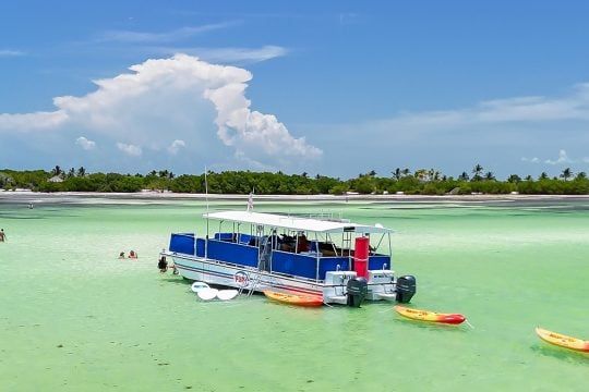 Island Adventure: Sandbar, Kayak & Paddleboard Excursion with Sunset Option