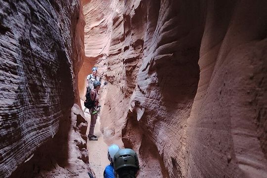 Family-Friendly Slot Canyon Adventure near Hanksville