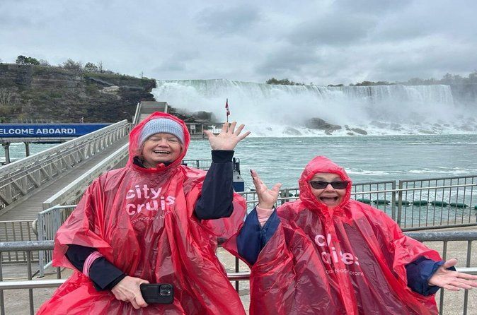 Niagara Falls Boat Ride Journey Behind the Falls Skylon Tower