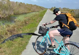 Everglades E-Bike Exploration with Airboat