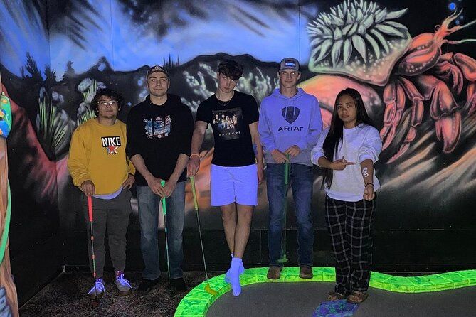 3D Black Light Mini Golf Experience