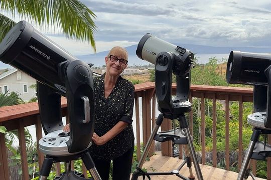 Family togetherness under the stars