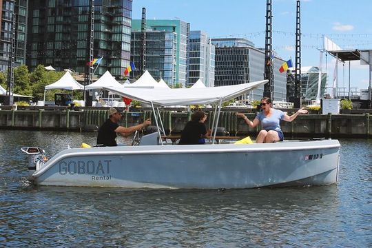 Electric Boat Rental at The Wharf, DC No License Required