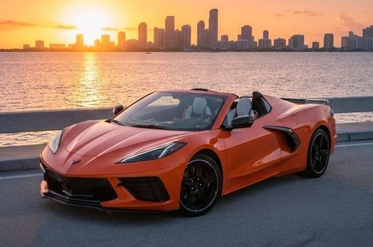Corvette C8 Convertible Rental in Miami