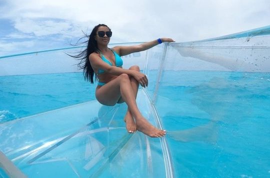 Cancun Caribbean Glass Bottom Boat Tour