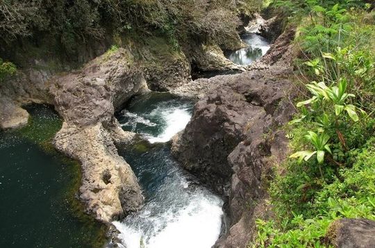 From Kona Waterfalls and Mauna Kea Visitor Center Experience