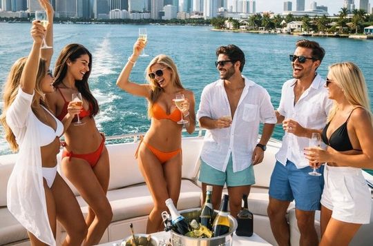 Miami Private Luxury Yacht Charter – VIP Biscayne Bay Experience