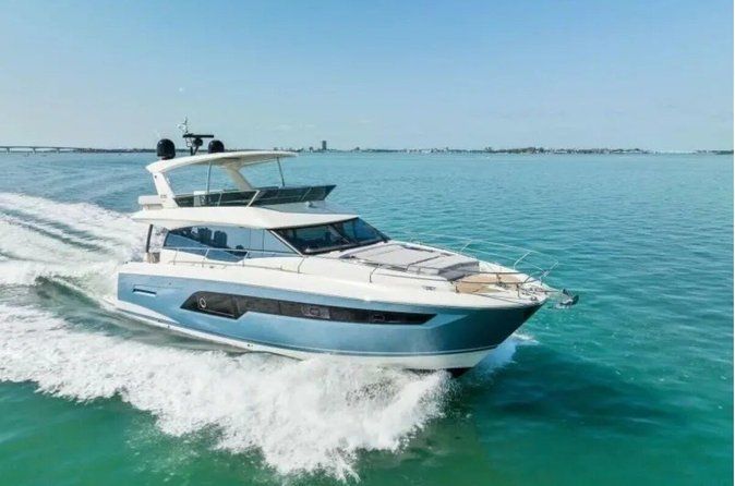 Sarasota 63’ Peace Prestige 630 |4hr Private Sunset Yacht Charter