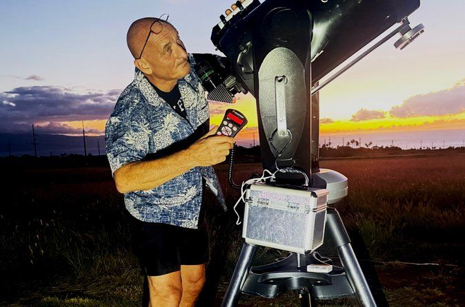 Family Stargazing under the stars
