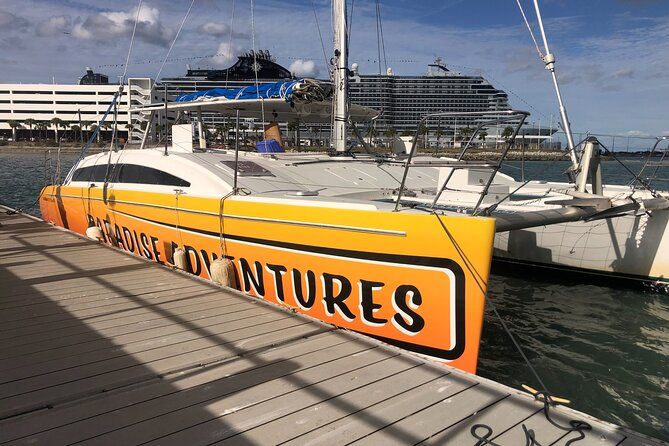 Private Dolphin Sightseeing Sail on the Lazy Daze Catamaran