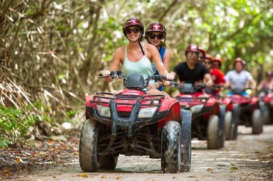 ATV Zipline and Cenote Adventure in Puerto Morelos