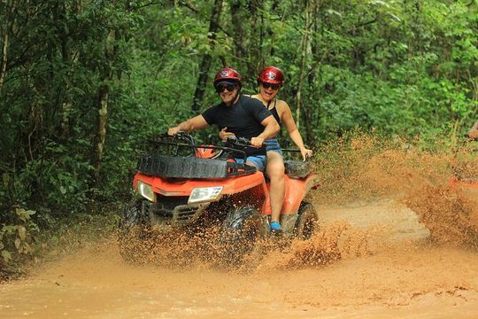 Adrenaline Tulum Atv tour with ziplines and Cenote adventure