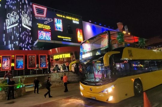 Transfers on Party Bus from Costa Mujeres to Cancun