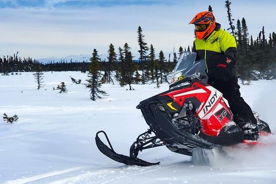 Anchorage Snowmobile Adventure with Hotel Pickup