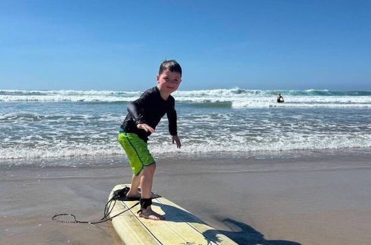 Private First Time Surf Lesson in Cabo San Lucas for Beginners
