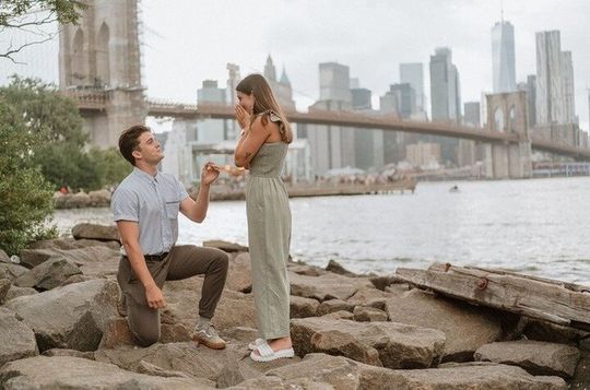 Private Proposal Photoshoot in NYC