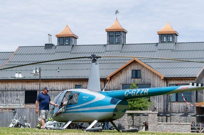 Helicopter Craft Beer Experience to Cowbell Brewing Co.