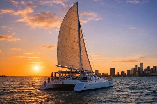 Sunset Catamaran Tour in Miami