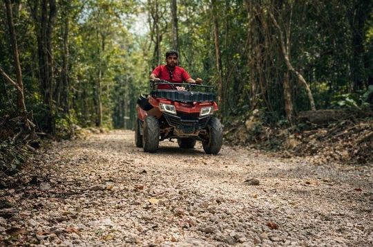 Akumal VIP ATV Adventure Cenote and Zipline with Pickup
