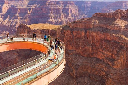 Grand Canyon + Hoover Dam View + WiFi (Skywalk/lunch options)