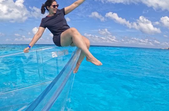 Experience Nichupté Cancún Glass Bottom Tour