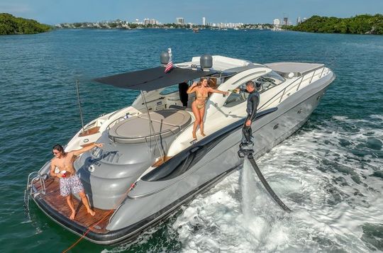 Miami Private Yacht Experience 60ft Sunseeker Predator