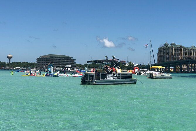 Gilligans 12 Passenger Pontoon Rental Departing Destin Harbor