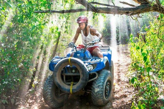 Half Day ATV Adventure with Ziplines and Cenote in Tulum