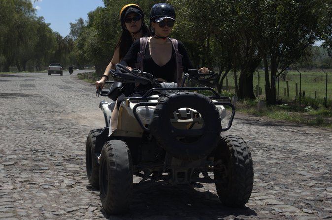 Teotihuacan by quad bike with Guide and shot morning and afternoon