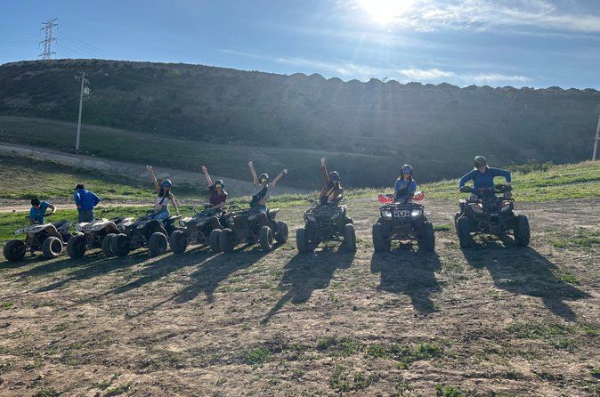 Ride in four-wheelers/paintball mountains of Rosarito & tacos