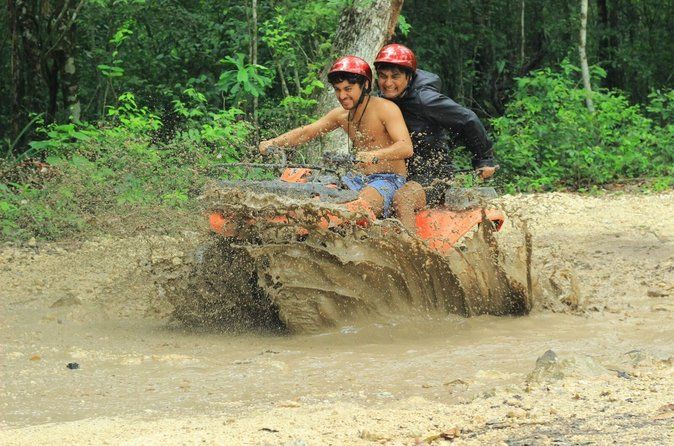 Cancún Jungle Combo: ATV+Ziplines+ Cenote swim+ FREE Horse Ride