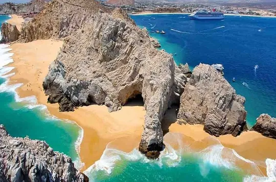 Cabo San Lucas Arch Tour and we go down to Playa del Amor