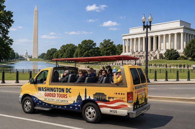 DC History & Monuments Open Air Guided Small Group History Tour