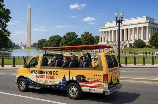 DC History & Monuments Open Air Guided Small Group History Tour