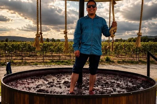Full Day Harvest Season Wine Tour & Grape Stomping Tequisquiapan