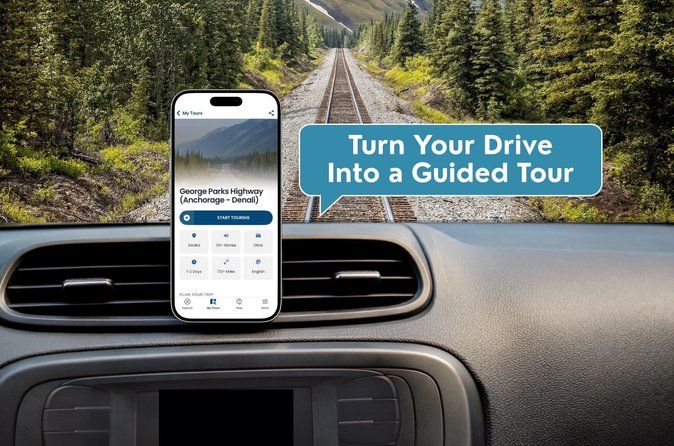 Parks Hwy: Anchorage to Denali Self-Guided GPS Audio Driving Tour