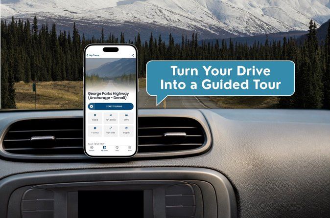 Parks Hwy: Anchorage to Denali Self-Guided GPS Audio Driving Tour