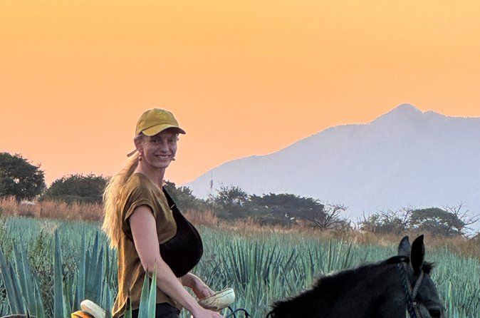 Campos de Agaves riding in Tequla