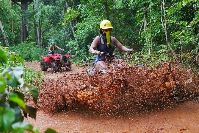 Zip Line and ATV Tour and cenote tour