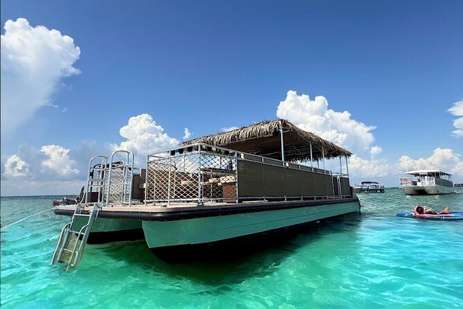 Crab Island Swim Aboard the Tipsy Tiki