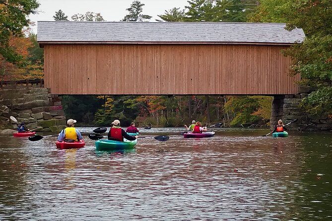 Fall Covered Bridge Kayak Tour, Southern Maine