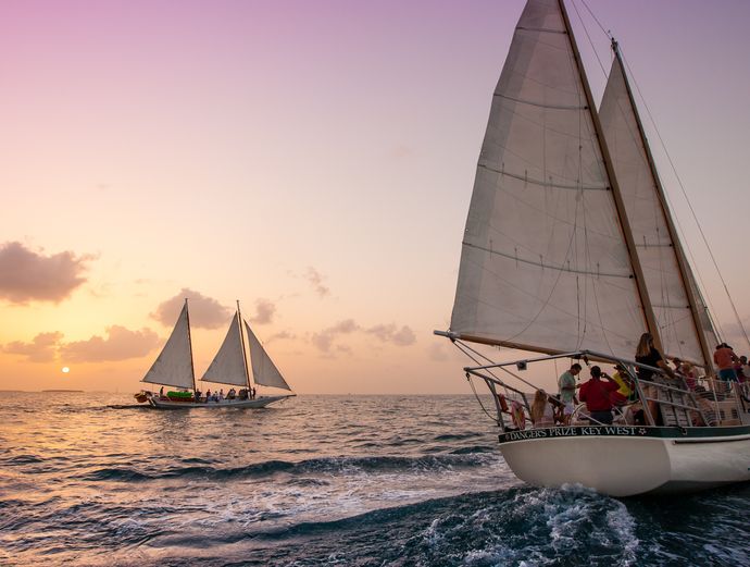Key West 4th of July Wind & Wine Sunset and Fireworks Sail Image 3