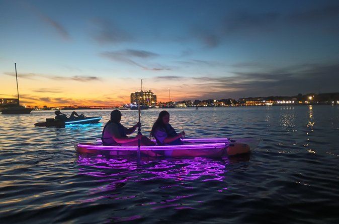 Glowing Clear Kayak Adventure in Destin Harbor