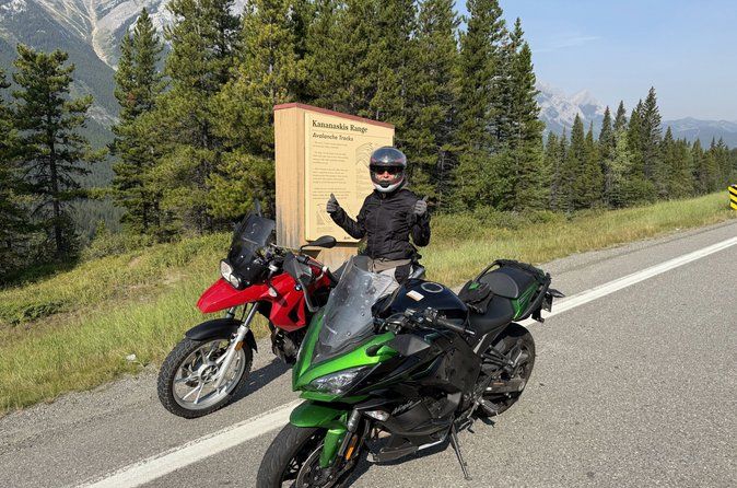 Stone and Sky Motorcycle Day Tour in Alberta