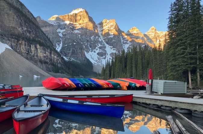 Moraine Lake and Lake Louise Shuttle Experience