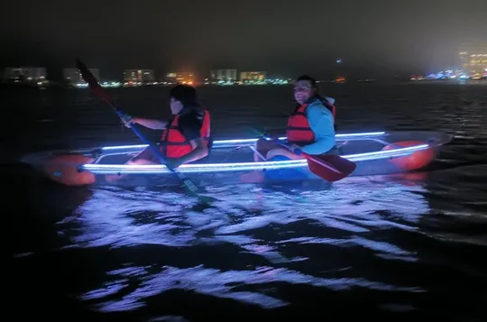 Glowing Clear Kayak Adventure in Destin Harbor