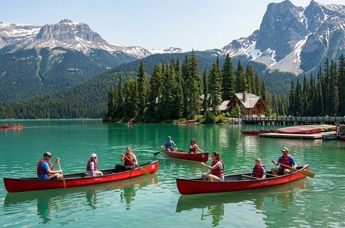 Classic Banff Lake Louise Johnston Canyon and Emerald Lake Tour