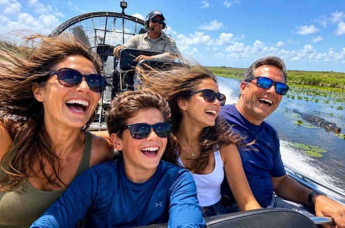 Everglades VIP-tur med 1 times privat airboat-tur i alt 4 timer