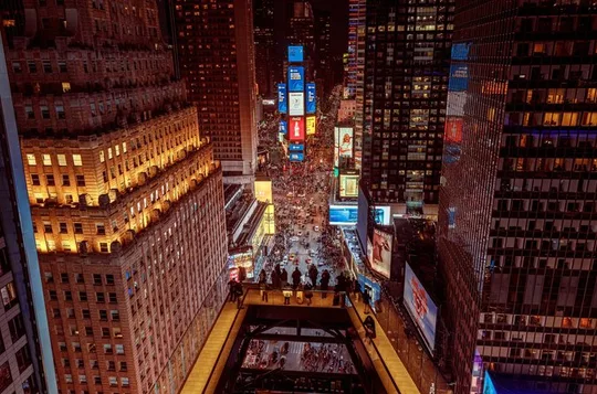 NYC: One Times Square Skywalk Observation Deck