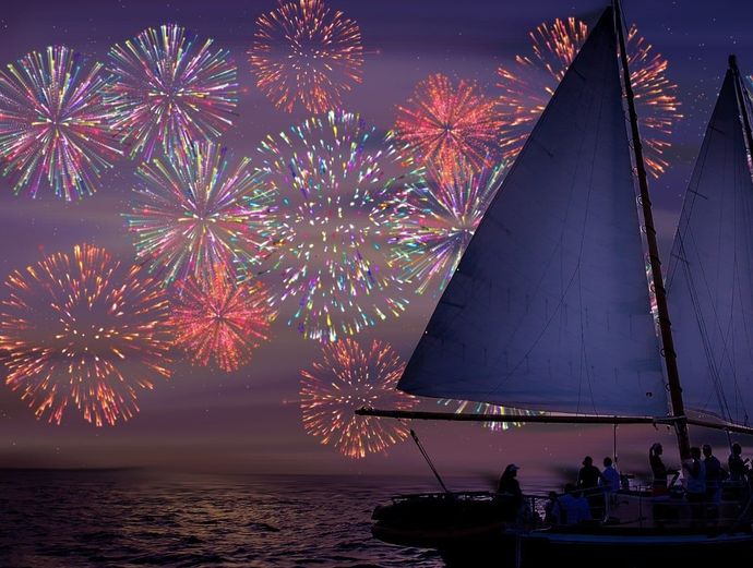 Key West 4th of July Wind & Wine Sunset and Fireworks Sail Image 5
